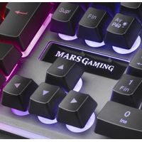 Miniatura 7 de TECLADO EN FRANCES HIBRIDO H-MECANICO MARS GAMING MK220FR BLACK SWITCH H-MECHANICAL RETROILUMINADO FULL RGB PROGRAMABLE POR HARDWARE ANTIGHOSTING