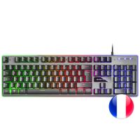 Miniatura 8 de TECLADO EN FRANCES HIBRIDO H-MECANICO MARS GAMING MK220FR BLACK SWITCH H-MECHANICAL RETROILUMINADO FULL RGB PROGRAMABLE POR HARDWARE ANTIGHOSTING