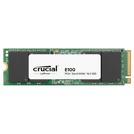 CRUCIAL E100 SSD 480GB M.2 4700MB/s PCI Express 4.0 NVMe - Imagen 1 de 4 CRUCIAL E100 SSD 480GB M.2 4700MB/s PCI Express 4.0 NVMe - Imagen 1 de 4