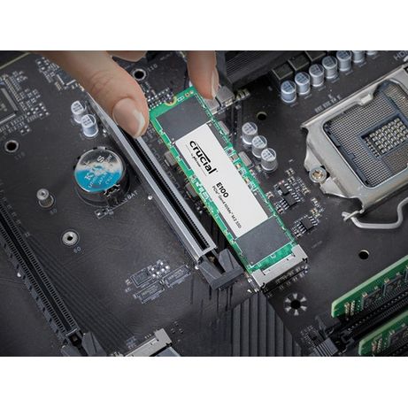 CRUCIAL E100 SSD 480GB M.2 4700MB/s PCI Express 4.0 NVMe - Imagen 3 de 4 CRUCIAL E100 SSD 480GB M.2 4700MB/s PCI Express 4.0 NVMe - Imagen 3 de 4