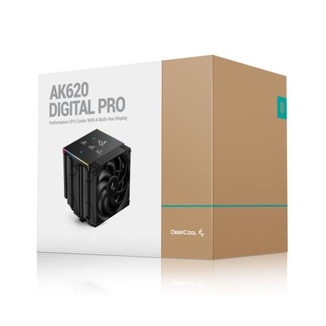REFRIGERADOR CPU MULTIZOCALO DEEPCOOL AK620 DIGITAL PRO NEGRO - Imagen 12 de 12 REFRIGERADOR CPU MULTIZOCALO DEEPCOOL AK620 DIGITAL PRO NEGRO - Imagen 12 de 12