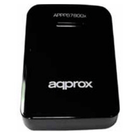 Miniatura 1 de BATERIA EXTERNA APPROX 7800 mAh 2A NEGRO APPPB7800BK