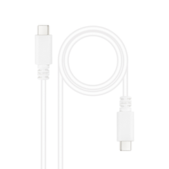 CABLE USB NANO CABLE USB2.0 USB-C/M - USB-C/M 3A 1.5M BLANCO