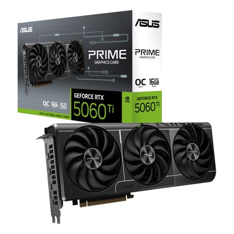 TARJETA GRAFICA ASUS PRIME RTX 5060 TI 16GB OC - Imagen 1 de 16 TARJETA GRAFICA ASUS PRIME RTX 5060 TI 16GB OC - Imagen 1 de 16