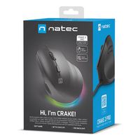 Miniatura 4 de RATON NATEC CRAKE 2 PRO VERTICAL 12.800 DPI OPTICO NEGRO