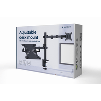 Miniatura 1 de SOPORTE DE MESA GEMBIRD AJUST CON BRAZO PARA MONITOR Y BANDEJA PARA PORTATIL