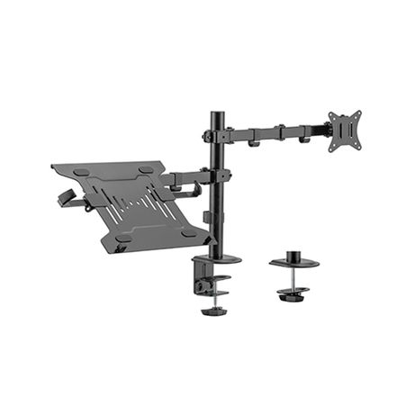 SOPORTE DE MESA GEMBIRD AJUST CON BRAZO PARA MONITOR Y BANDEJA PARA PORTATIL - Imagen 3 de 9 SOPORTE DE MESA GEMBIRD AJUST CON BRAZO PARA MONITOR Y BANDEJA PARA PORTATIL - Imagen 3 de 9