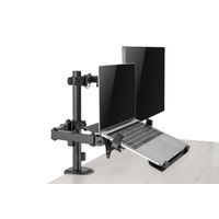 Miniatura 8 de SOPORTE DE MESA GEMBIRD AJUST CON BRAZO PARA MONITOR Y BANDEJA PARA PORTATIL