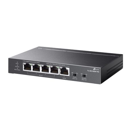 SWITCH NO GESTIONABLE TP-LINK SG1005P-PD 1P GIGA POE++ IN Y 4P POE+ OUT SOBREMESA NO RACK CARCASA ME - Imagen 4 de 7 SWITCH NO GESTIONABLE TP-LINK SG1005P-PD 1P GIGA POE++ IN Y 4P POE+ OUT SOBREMESA NO RACK CARCASA ME - Imagen 4 de 7