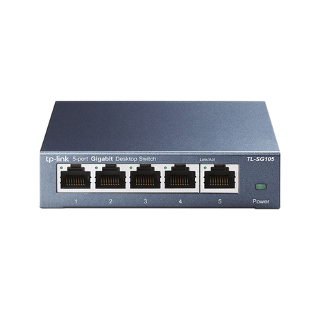 SWITCH 5 PUERTOS 10/100/1000 TP-LINK TL-SG105 - Imagen 1 de 4 SWITCH 5 PUERTOS 10/100/1000 TP-LINK TL-SG105 - Imagen 1 de 4