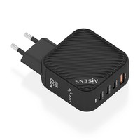Miniatura 1 de AISENS Cargador GaN 100W  3xUSB C PD3 0 QC4 0  1xUSB A QC3 0  Negro