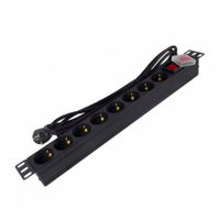 Miniatura 2 de Phasak Regleta 19  8 tomas SFO C14 con interruptor 3 m   BNS 1520