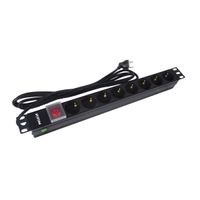 Miniatura 6 de Phasak Regleta 19  8 tomas SFO C14 con interruptor 3 m   BNS 1520