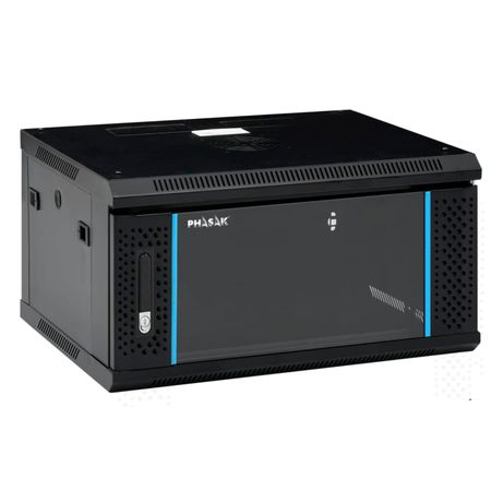 PHASAK Mural Rack PHASAK Pro 19" 6U Desmontado - Envio Flat Pack - PHO 2106D Negro - Imagen 3 de 10 PHASAK Mural Rack PHASAK Pro 19" 6U Desmontado - Envio Flat Pack - PHO 2106D Negro - Imagen 3 de 10