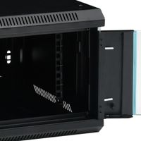 Miniatura 4 de PHASAK  Mural Rack PHASAK Pro 19" 6U Desmontado - Envio Flat Pack - PHO 2106D  Negro