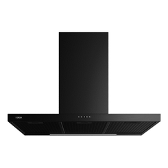 CAMPANA CHIMENEA TEKA DSH 986 NEGRO ANCHO 90 CM INOX
