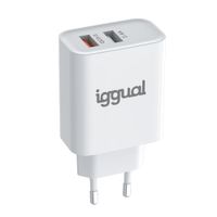 Miniatura 3 de iggual Cargador 2xUSB carga rápida QC3.0 30W