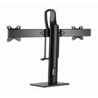 Miniatura 3 de SOPORTE DE MESA GEMBIRD PARA DOS MONITORES ALTURA REGULABLE