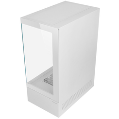CAJA ATX SEMITORRE GAMING MARS GAMING MCXO DOBLE CRISTAL TEMPLADO ARGB GPU 328mm 1x3.5 3x2.5 BLANCO