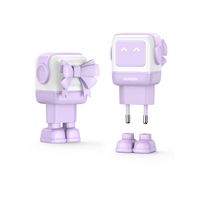 Miniatura 5 de CARGADOR PARA MOVIL VARIOS ROBOT USB-A+2C 65W PURPLE