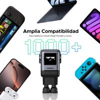 Miniatura 7 de CARGADOR PARA MOVIL VARIOS ROBOT USB-A+3C 100W GREY