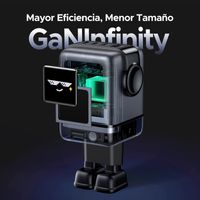 Miniatura 8 de CARGADOR PARA MOVIL VARIOS ROBOT USB-A+3C 100W GREY