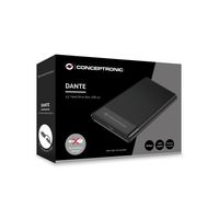 Miniatura 7 de CAJA EXTERNA 2.5" USB-C CONCEPTRONIC DANTE06B HASTA 6Gbs DE 7mm HASTA 9.5mm COLOR NEGRO