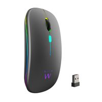 Miniatura 2 de EWENT Ratón Inalámbrico Recarg. Dual  BT/WIFI, RGB