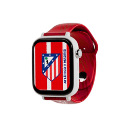 Save Family PLUS SmartWatch Ed  Atl  tico de Madrid Blanco Correa Silicona Roja NO INCLUYE SIM