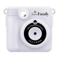 Miniatura 1 de SaveFamily Print Camara de fotos infantil instant  nea Digital Videos Musica Zoom Flash Incluye 2 Rollos de Papel   400 Fotos BLANCA