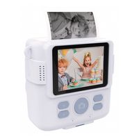 Miniatura 3 de SaveFamily Print Camara de fotos infantil instant  nea Digital Videos Musica Zoom Flash Incluye 2 Rollos de Papel   400 Fotos BLANCA