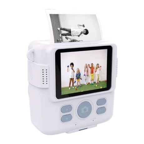 SaveFamily Print Camara de fotos infantil instant nea Digital Videos Musica Zoom Flash Incluye 2 Rollos de Papel 400 Fotos BLANCA - Imagen 5 de 5 SaveFamily Print Camara de fotos infantil instant nea Digital Videos Musica Zoom Flash Incluye 2 Rollos de Papel 400 Fotos BLANCA - Imagen 5 de 5