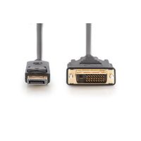 Miniatura 3 de Cable adaptador DisplayPort  DP - DVI (24+1) M/M  2 m  con bloqueo  compatible con DP 1.1a  CE sw