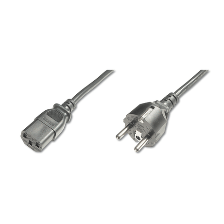 Power Cord CEE 7/7 (Typ-F) - C13 M/F 1.2m H05VVF3G 0.75qmm bl - Imagen 1 de 2 Power Cord CEE 7/7 (Typ-F) - C13 M/F 1.2m H05VVF3G 0.75qmm bl - Imagen 1 de 2