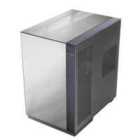 Miniatura 1 de CAJA ATX SEMITORRE GAMING MARS GAMING MC3GFPRO TRIPLE CRISTAL CROMADO ARGB GPU 383mm 1x3.5 3x2.5