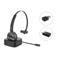 Miniatura 2 de HEADSET BLUETOOTH CONCEPTRONIC CON BASE DE CARGA ADAPTADOR BLUETOOTH INCLUIDO POLONA03BDA
