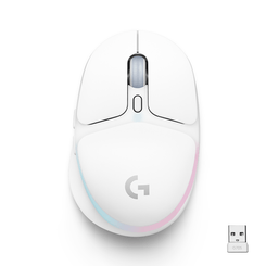 MOUSE LOGITECH BLUETOOTH G705 RGB 8200 DPI 6 BOTONES COLOR BLANCO