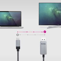Miniatura 6 de Nanocable Cable conversor USB-C/M a DP/M 1.8 m