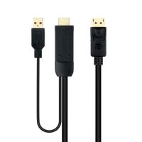 Miniatura 3 de Nanocable Cable Conversor HDMI/M a DP/M 1,8 m