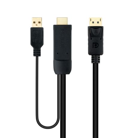 Nanocable Cable Conversor HDMI/M a DP/M 1,8 m - Imagen 3 de 8 Nanocable Cable Conversor HDMI/M a DP/M 1,8 m - Imagen 3 de 8