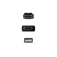 Miniatura 4 de Nanocable Cable Conversor HDMI/M a DP/M 1,8 m