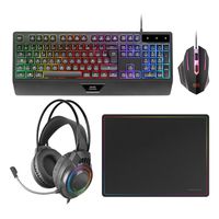 Miniatura 2 de MARS GAMING TECLADO+RATON+ALFOMBRILLA+AURICULAR