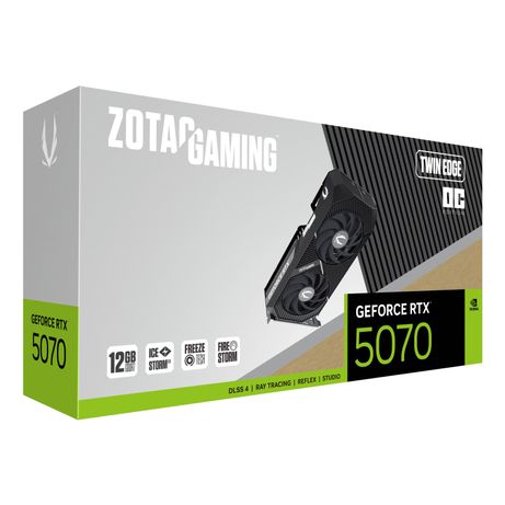 Tarjeta Gráfica ZOTAC NVIDIA GeForce RTX 5070 GDDR7 12GB HDMI DPORT - Imagen 8 de 8 Tarjeta Gráfica ZOTAC NVIDIA GeForce RTX 5070 GDDR7 12GB HDMI DPORT - Imagen 8 de 8