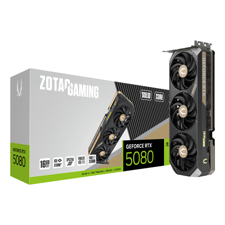 ZOTAC NVIDIA GeForce RTX 5080 16GB GDDR7 HDMI DPORT - Imagen 1 de 8 ZOTAC NVIDIA GeForce RTX 5080 16GB GDDR7 HDMI DPORT - Imagen 1 de 8