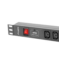 Miniatura 4 de REGLETA LANBERG 1U 16A RACK 19 8X SOCKET IEC C13 NEGRO 2M