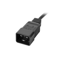 Miniatura 5 de REGLETA LANBERG 1U 16A RACK 19 8X SOCKET IEC C13 NEGRO 2M