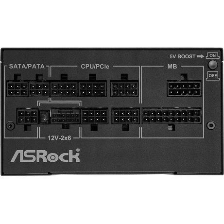 Fuente Alimentación 750W ASROCK Phantom Gaming PG-1000G 80 PLUS Gold Fully-Modular Negro - Imagen 5 de 7 Fuente Alimentación 750W ASROCK Phantom Gaming PG-1000G 80 PLUS Gold Fully-Modular Negro - Imagen 5 de 7