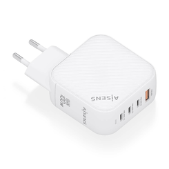 AISENS Cargador GaN 100W  3xUSB C PD3 0 QC4 0  1xUSB A QC3 0  Blanco
