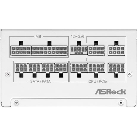 Fuente Alimentación 1000W ASROCK SL-1000GW Steel Legend 80 PLUS Gold Fully-Modular Blanco - Imagen 5 de 8 Fuente Alimentación 1000W ASROCK SL-1000GW Steel Legend 80 PLUS Gold Fully-Modular Blanco - Imagen 5 de 8