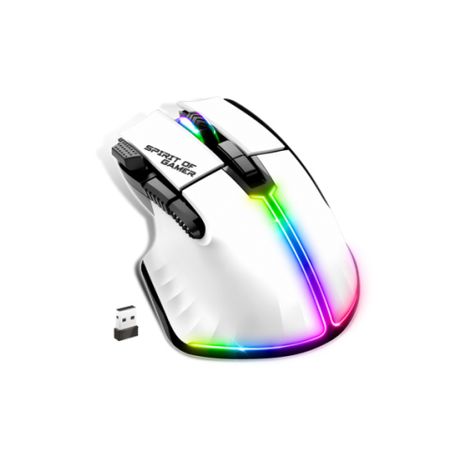 Spirit of Gamer Ratón Inalambrico Pro M5 White - Imagen 3 de 4 Spirit of Gamer Ratón Inalambrico Pro M5 White - Imagen 3 de 4
